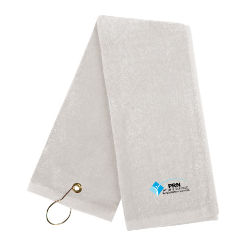 White Golf Towel-PRN