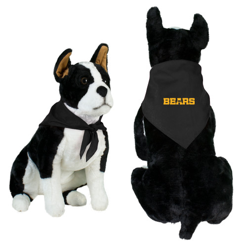  Black Pet Bandana - Bears Logo