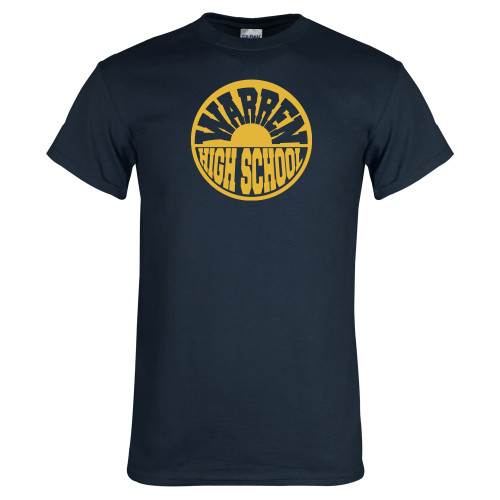  Navy T Shirt - Warren High School Circle