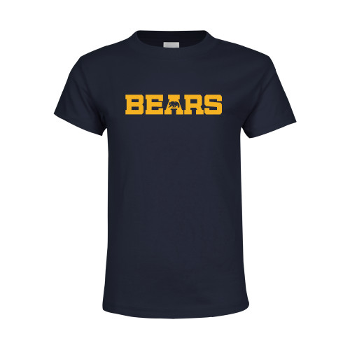  Youth Navy T Shirt - Bears Logo