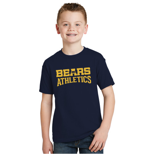  Youth Navy T Shirt - Bears Athletics