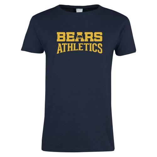  Womens Short Sleeve Navy Tee - Bears Athletics
