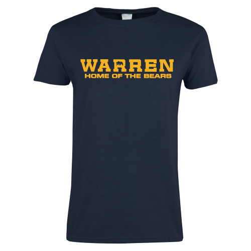  Womens Short Sleeve Navy Tee - Home of the Bears