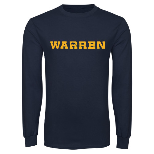  Navy Long Sleeve T-Shirt - W Bears
