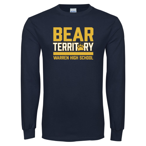  Navy Long Sleeve T-Shirt - Bear Territory