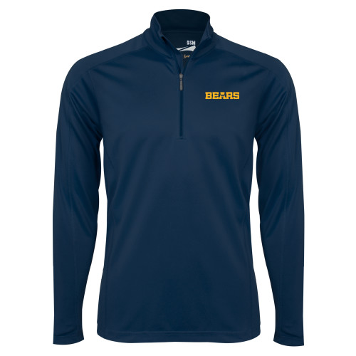  Syntrel Navy Interlock 1/4 Zip - Bears Logo