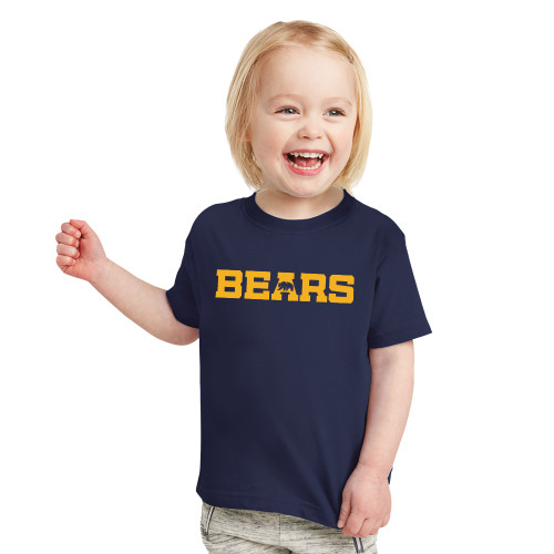  Toddler Navy T Shirt - Bears Logo