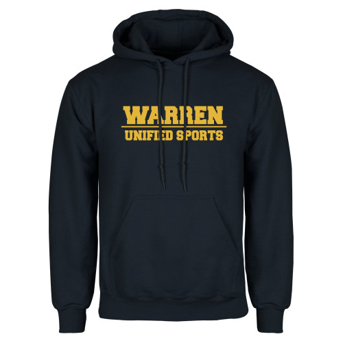  Navy Fleece Hoodie - Warren Unified Sports