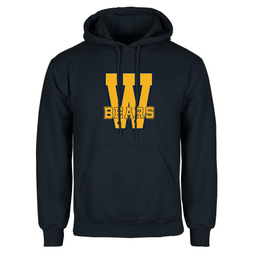  Navy Fleece Hoodie - W Bears
