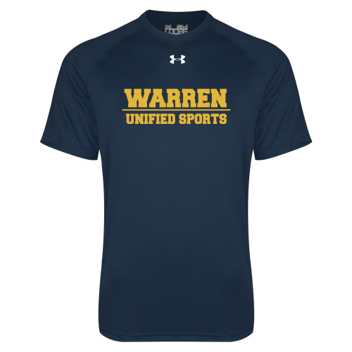  Under Armour Navy Tech Tee - Warren Unified Sports