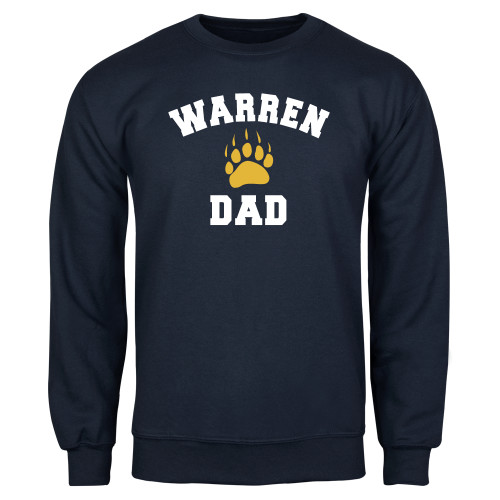  Navy Fleece Crew - Dad