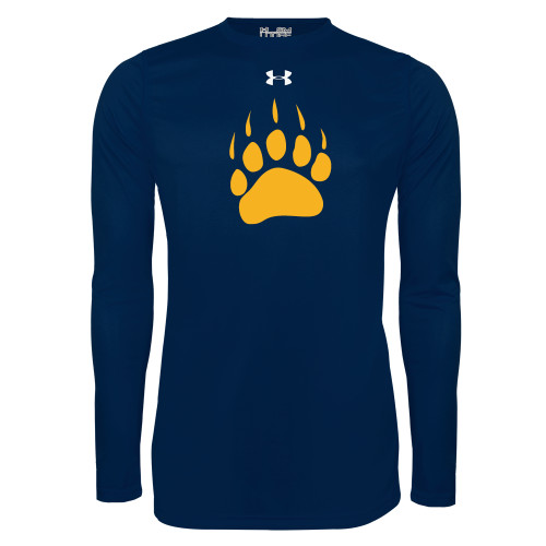  Under Armour Navy Long Sleeve Tech Tee - Bear Paw