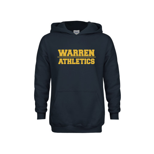  Youth Navy Fleece Hoodie - Warren Athletics