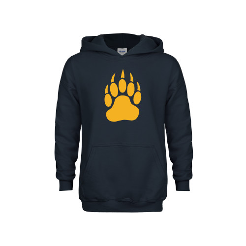  Youth Navy Fleece Hoodie - Paw