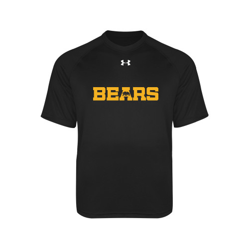  Under Armour Youth Black Tech Tee - Bears Logo