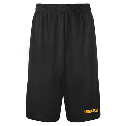  Black Performance Classic 9 Inch Short - Bears Logo