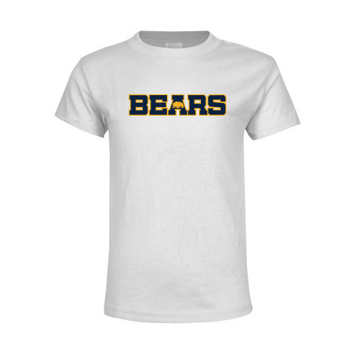  Youth White T Shirt - Bears Logo