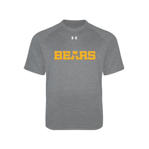  Under Armour Youth Grey Tech Tee - Bears Logo