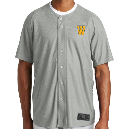  New Era Light Grey Diamond Era Jersey - W Logo
