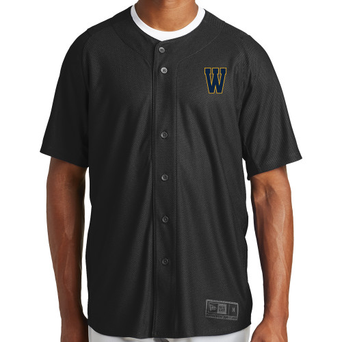  New Era Black Diamond Era Jersey - W Logo