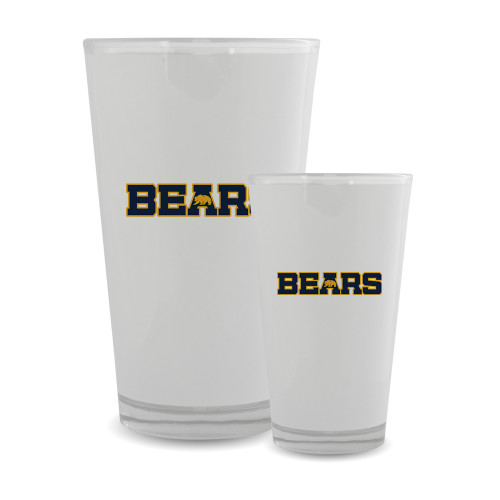  Full Color Glass 17oz - Bears Logo