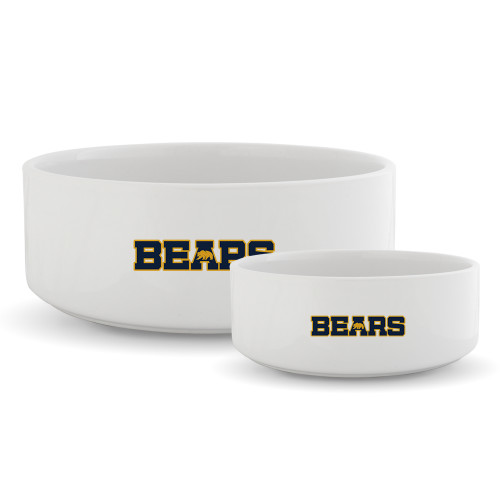 Ceramic Dog Bowl - Bears Logo