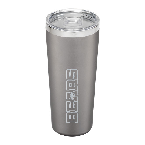  Thor Vacuum Insulated Grey Tumbler 22oz - Bears Logo Engraved