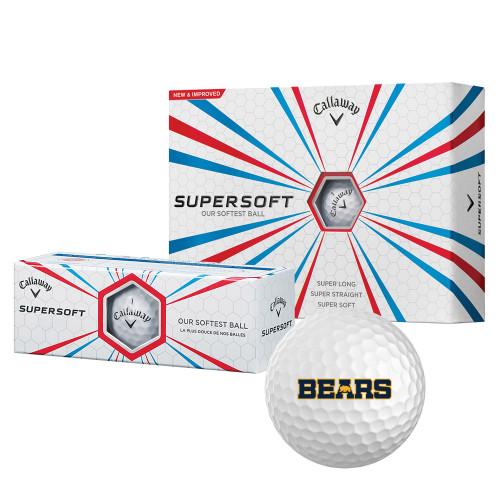  Callaway Supersoft Golf Balls 12/pkg - Bears Logo