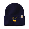 Thumbnail image for  Carhartt Navy Knit Beanie w/Cuff