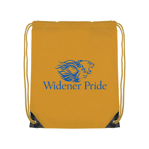  Gold Drawstring Backpack - Widener Pride