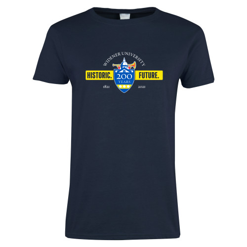  Womens Short Sleeve Navy Tee - 200 Years