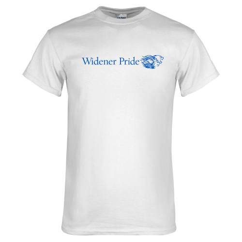  White T Shirt - Widener Pride Flat