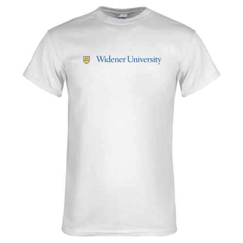  White T Shirt - Primary Mark with Shield Flat