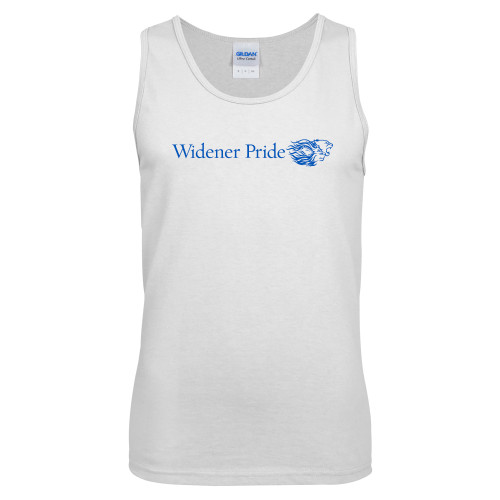  White Tank Top - Widener Pride Flat