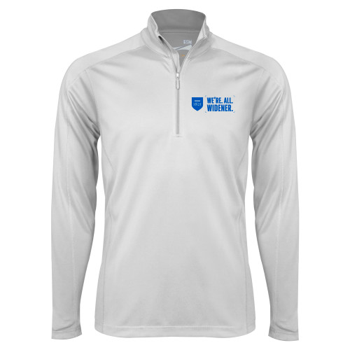  Syntrel White Interlock 1/4 Zip - Were All Widener