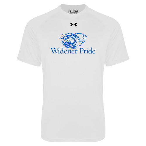  Under Armour White Tech Tee - Widener Pride