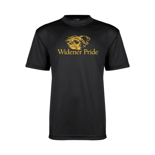  Youth Performance Black Tee - Widener Pride