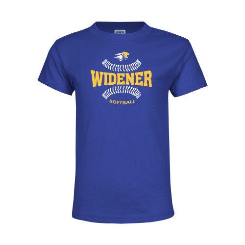  Youth Royal T Shirt - Softball Design