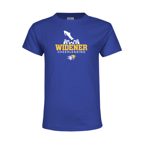  Youth Royal T Shirt - Cheerleading Design