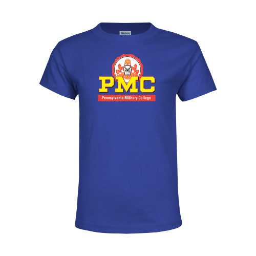  Youth Royal T Shirt - PMC Stacked