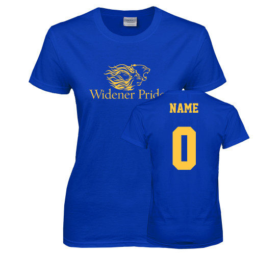  Womens Royal Short Sleeve Tee - Widener Pride