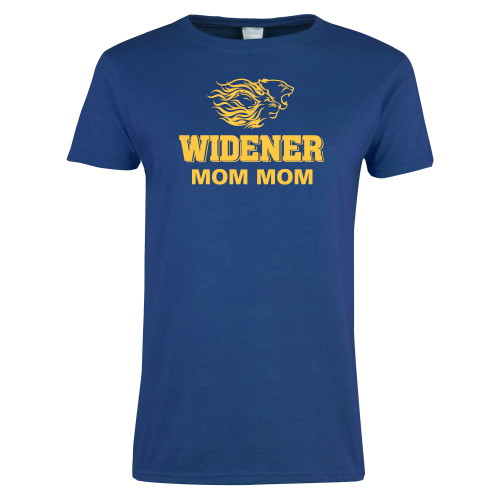  Womens Royal Short Sleeve Tee - Widener Pride Mom Mom