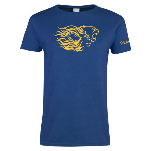  Womens Royal Short Sleeve Tee - Widener Pride Mark
