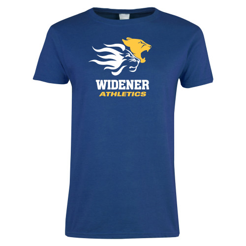  Womens Royal Short Sleeve Tee - Widener Athletics
