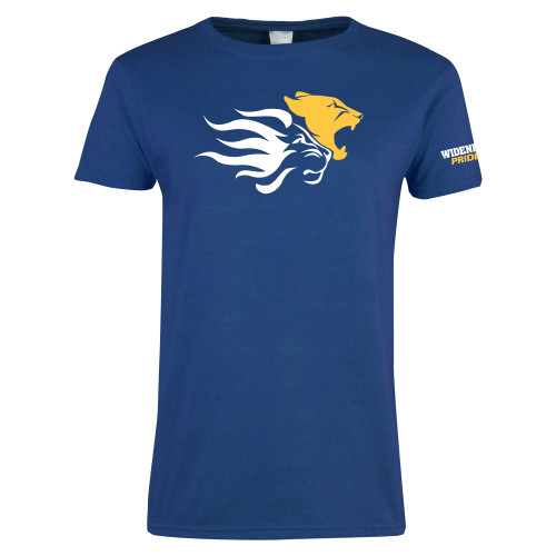  Womens Royal Short Sleeve Tee - Widener Mascots Mark