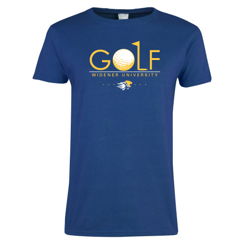  Womens Royal Short Sleeve Tee - Golf Design