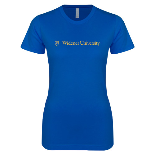  Next Level Womens Royal Boyfriend Tee - Primary Mark with Shield Flat