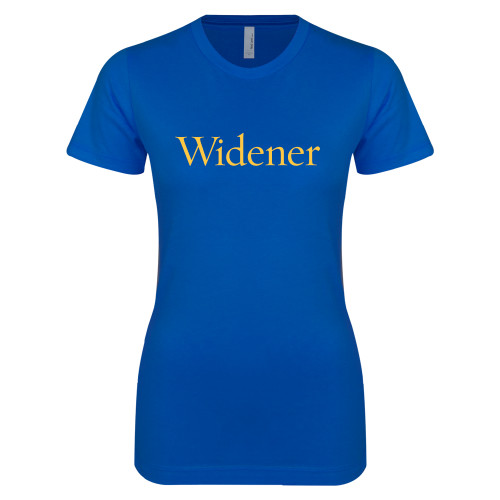 Next Level Womens Royal Boyfriend Tee - Widener