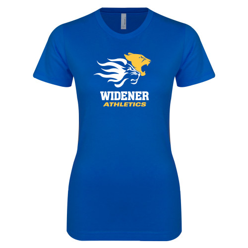  Next Level Womens Royal Boyfriend Tee - Widener Athletics