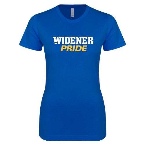  Next Level Womens Royal Boyfriend Tee - Widener Pride
